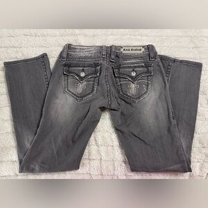 Rock Revival “Celine” Straight Leg Jeans – Grey – Size 29